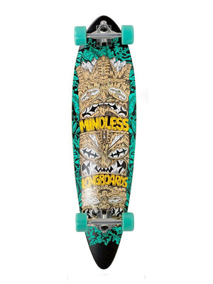 
                  
                    Load image into Gallery viewer, MINDLESS TRIBAL ROGUE IV CRUISER - GREEN - SKATEBOARD COMPLETE 9.75 GREEN LONGBOARD COMPLETES
                  
                