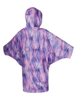 Mystic Hooded Drying Poncho - Black Purple Changing towels and ponchos