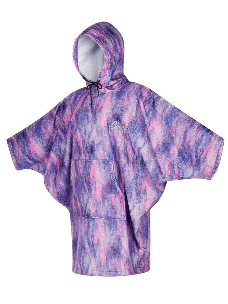 Mystic Hooded Drying Poncho - Black Purple Changing towels and ponchos
