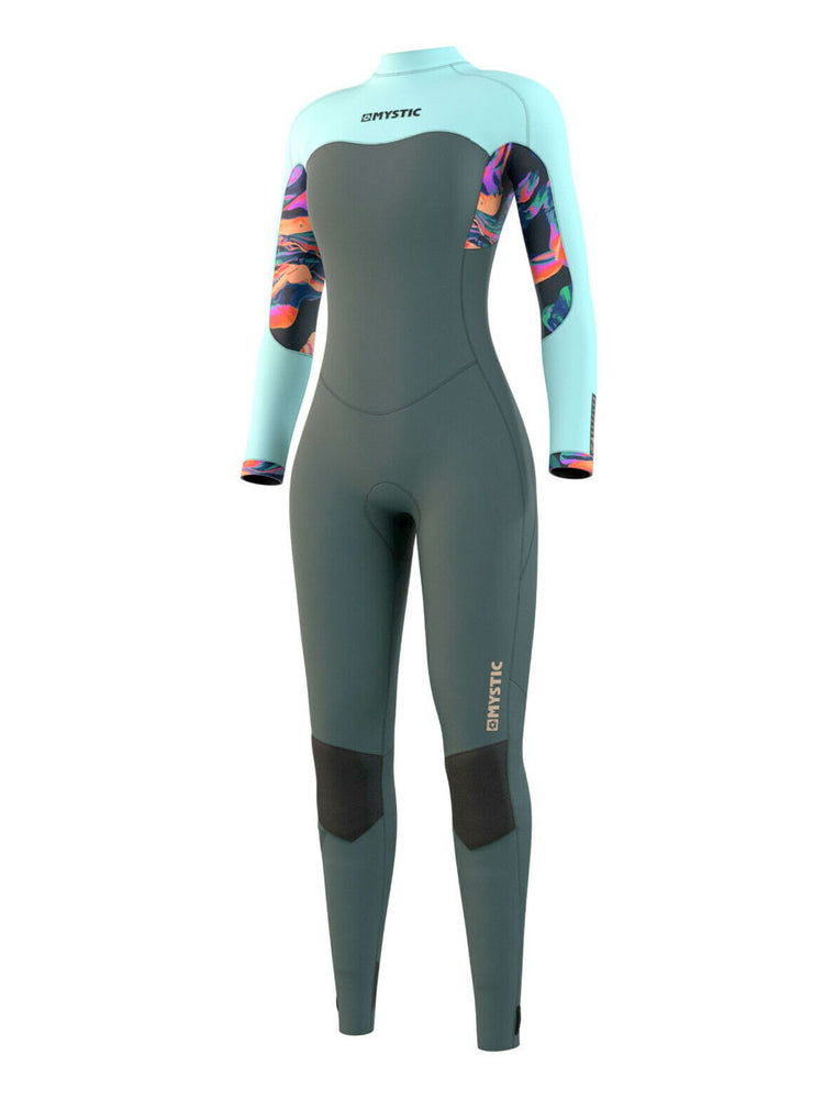 Mystic Womens Dazzled 5/3 Wetsuit - Dark Leaf - 2022 Womens winter wetsuits