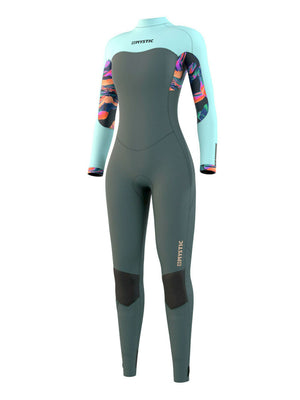 
                  
                    Load image into Gallery viewer, Mystic Womens Dazzled 5/3 Wetsuit - Dark Leaf - 2022 Womens winter wetsuits
                  
                