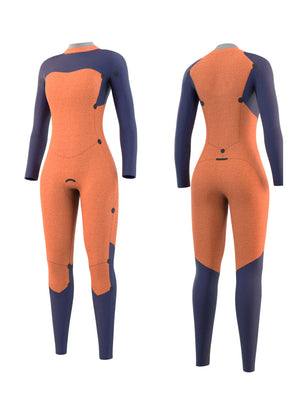 
                  
                    Load image into Gallery viewer, Mystic Womens Dazzled 5/3 Wetsuit - Night Blue - 2023 Womens winter wetsuits
                  
                