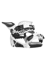 NIDECKER SUPERMATIC SNOWBOARD BINDINGS - WHITE - 2024 SNOWBOARD BINDINGS