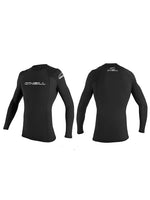 18 O'Neill Mens Basic Skins LS Black Rashvests