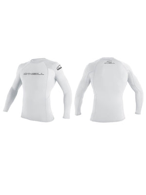 
                  
                    Load image into Gallery viewer, 18 O&amp;#39;Neill Mens Basic Skins LS White S Rashvests
                  
                