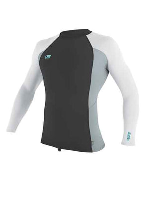 
                  
                    Load image into Gallery viewer, 19 O&amp;#39;Neill Premium Skins Mens LS Rash Vest Oil Cool Grey Rashvests
                  
                