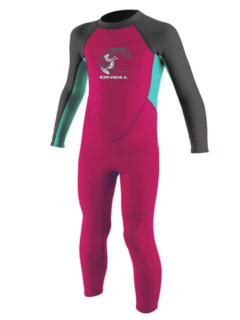 2019 O'Neill Reactor Toddler Full Wetsuit Graphite Berry Kids summer wetsuits