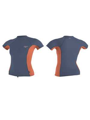 
                  
                    Load image into Gallery viewer, 18 O&amp;#39;Neill Ladies Premium Skins Mens SS Rash Vest Coral Punch XL Rashvests
                  
                