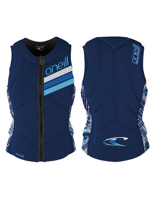 
                  
                    Load image into Gallery viewer, 18 O&amp;#39;Neill Slasher Comp Vest Navy Patch Impact Vests
                  
                