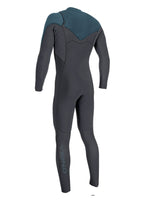 O'Neill Blueprint Windfreak 5/4+MM Chest Zip Wetsuit - Black Cadet Blue - 2023 Mens winter wetsuits