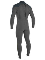 O'Neill Epic 5/4MM Back Zip Wetsuit - Black Gunmetal Dayglow - 2023 Mens winter wetsuits