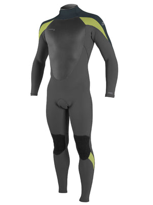 
                  
                    Load image into Gallery viewer, O&amp;#39;Neill Epic 5/4MM Back Zip Wetsuit - Black Gunmetal Dayglow - 2023 XXXXL Mens winter wetsuits
                  
                