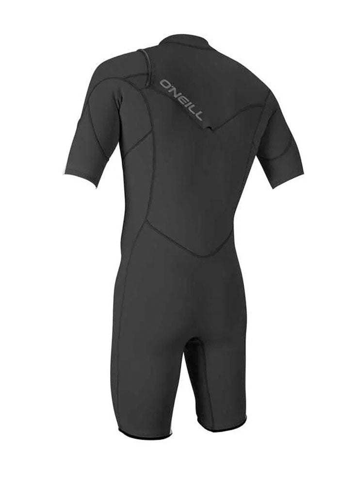 O'Neill Hammer 2MM Chest Zip Shorty Wetsuit - Black - 2022 Mens shorty wetsuits