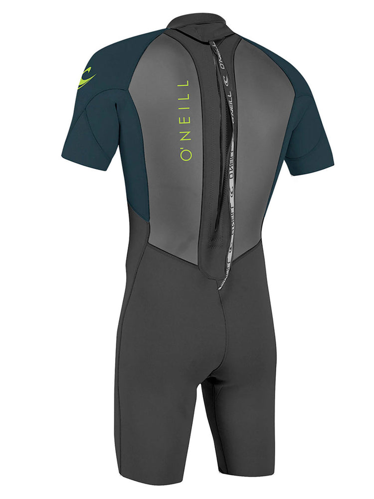 O'Neill Kids Reactor 2MM Shorty Wetsuit - Black Slate - 2022 Kids shorty wetsuits