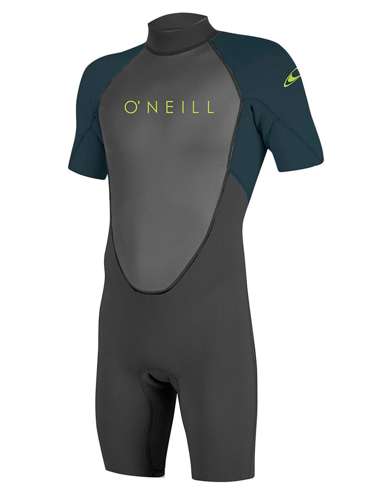 O'Neill Kids Reactor 2MM Shorty Wetsuit - Black Slate - 2022 Kids shorty wetsuits