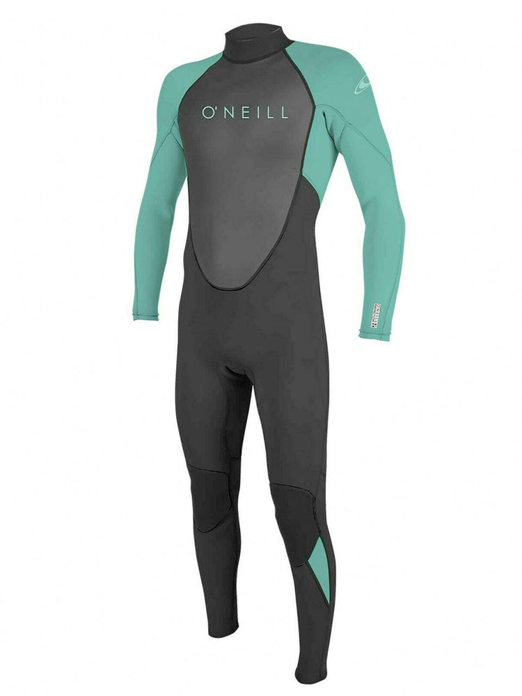 O'Neill Kids Reactor 3/2MM Wetsuit - Black Aqua - 2022 16 Kids summer wetsuits