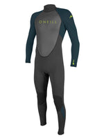 O'Neill Kids Reactor 3/2MM Wetsuit - Black Slate - 2022 16 Kids summer wetsuits