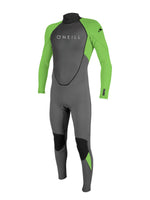O'Neill Reactor 3/2MM Mens Summer Wetsuit - Graphite Dayglow - 2022 Mens summer wetsuits