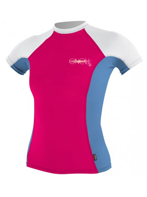 O'Neill Skins SS Ladies Rash Vest Watermelon 2013. S Rashvests