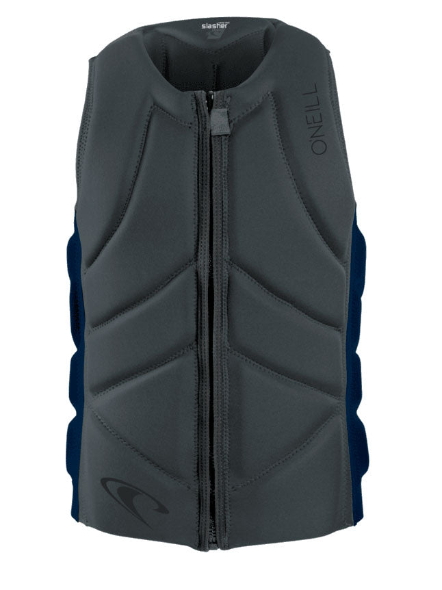 O'Neill Slasher Comp B Wake Ski Impact Vest - Gunmetal Abyss - 2022 XL Impact Vests