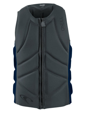 
                  
                    Load image into Gallery viewer, O&amp;#39;Neill Slasher Comp B Wake Ski Impact Vest - Gunmetal Abyss - 2022 Impact Vests
                  
                