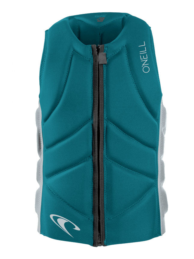 O'Neill Slasher Wake Ski Impact Vest - Tide Pool Cool Grey - 2022 Impact Vests