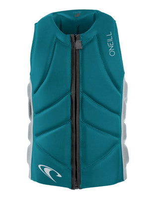 
                  
                    Load image into Gallery viewer, O&amp;#39;Neill Slasher Wake Ski Impact Vest - Tide Pool Cool Grey - 2022 Impact Vests
                  
                