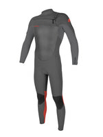 O'Neill Kids Epic Chest Zip 5/4MM Wetsuit - Graphite Smoke Red - 2023 Kids winter wetsuits