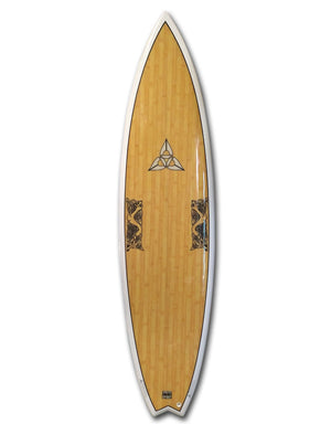 
                  
                    Load image into Gallery viewer, O&amp;#39;SHEA BIG BOY FLYER 6&amp;#39;11&amp;quot; SURFBOARD 6&amp;#39;11&amp;quot; WHITE WOOD SURFBOARDS
                  
                