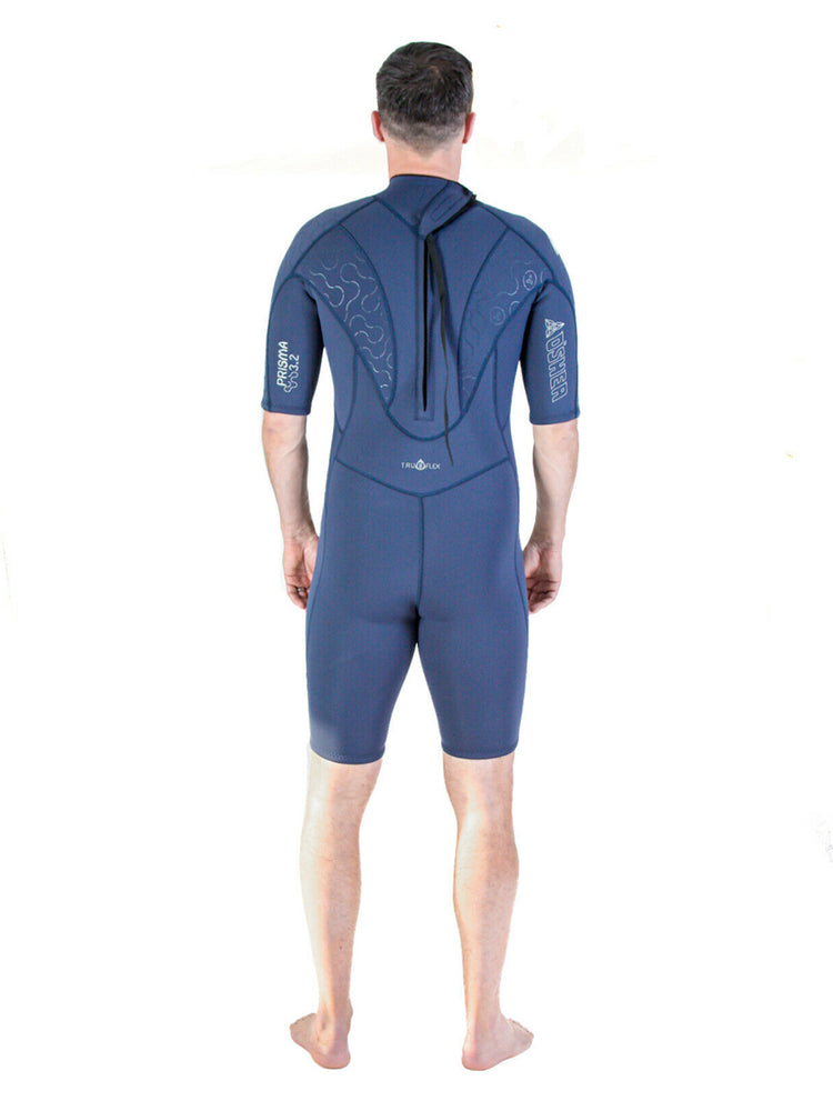 O'Shea Prisma 3/2 mm Shorty - Navy - 2023 Mens shorty wetsuits