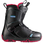 SALOMON WOMENS PEARL SNOWBOARD BOOTS - 2013 BLACK RED SNOWBOARD BOOTS