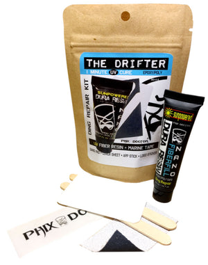 
                  
                    Load image into Gallery viewer, PHIX DOCTOR THE DRIFTER MINI TRAVEL SURFBOARD DING REPAIR KIT 0.5oz SURF ACCESSORIES
                  
                
