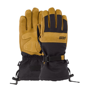 
                  
                    Load image into Gallery viewer, POW AUGUST GAUNTLET SNOWBOARD GLOVE - BUCKHORN BROWN BUCKHORN BROWN SNOWBOARD GLOVES
                  
                