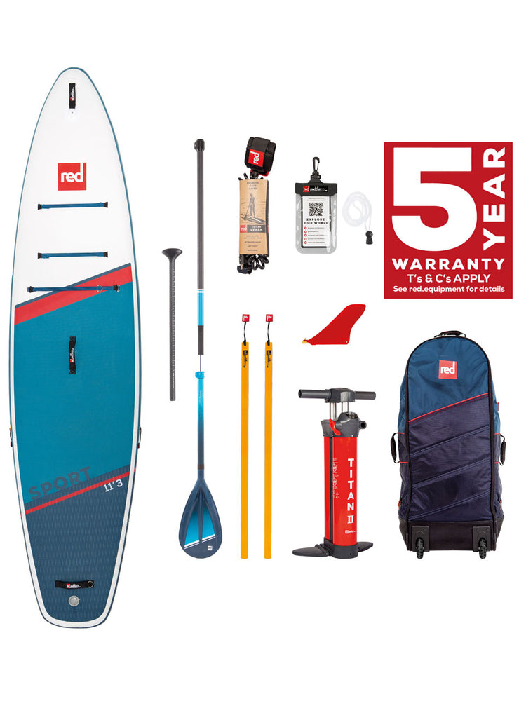 2023 Paddle Co Sport 11'3 Inflatable SUP Package Hybrid Tough 11'3 Inflatable SUP Boards