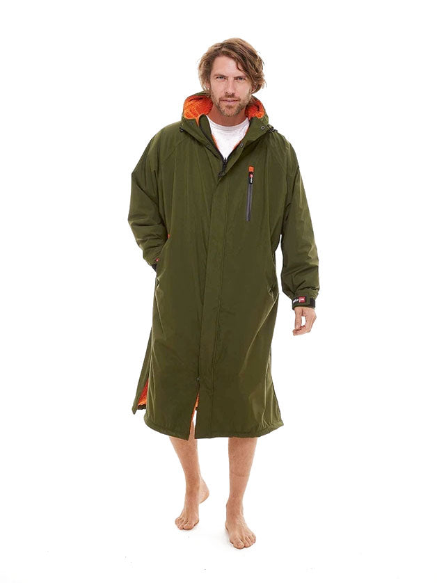 
                  
                    Load image into Gallery viewer, Red Paddle Co Long Sleeve Pro Change Robe EVO - Parker Green Changing towels and ponchos
                  
                