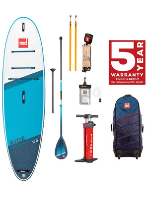 
                  
                    Load image into Gallery viewer, 2023 Red Paddle Co Ride 9&amp;#39;8 Inflatable SUP Package Hybrid Tough 9&amp;#39;8 Inflatable SUP Boards
                  
                