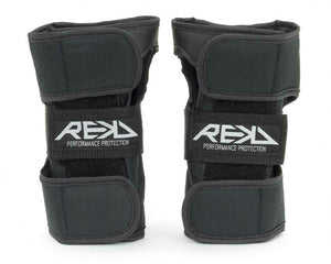 
                  
                    Load image into Gallery viewer, REKD WRIST GUARDS BLACK SKATEBOARD PADS
                  
                