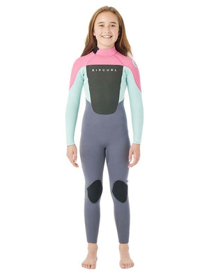 
                  
                    Load image into Gallery viewer, Ripcurl Girls Omega 5/3MM Kids Wetsuit - Pink - 2023 Kids winter wetsuits
                  
                