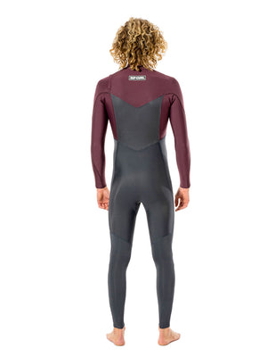 
                  
                    Load image into Gallery viewer, Rip Curl Dawn Patrol 4/3mmCZ Wetsuit - Wine - 2022 Mens winter wetsuits
                  
                