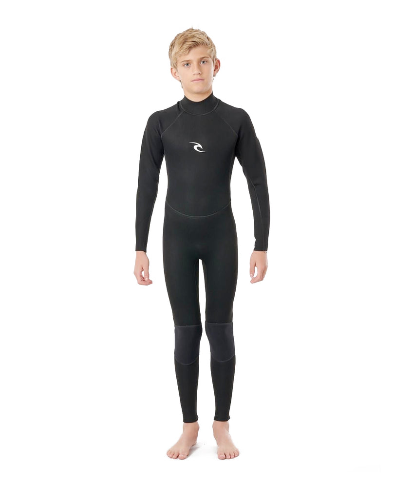 2021 Rip Curl Kids Freelite 5/3MM Wetsuit Black Kids winter wetsuits