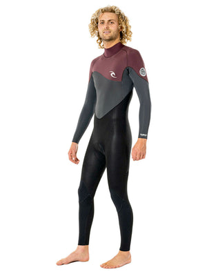 
                  
                    Load image into Gallery viewer, 2021 Rip Curl Omega 4/3mm GBS Back Zip Wetsuit Maroon Mens winter wetsuits
                  
                