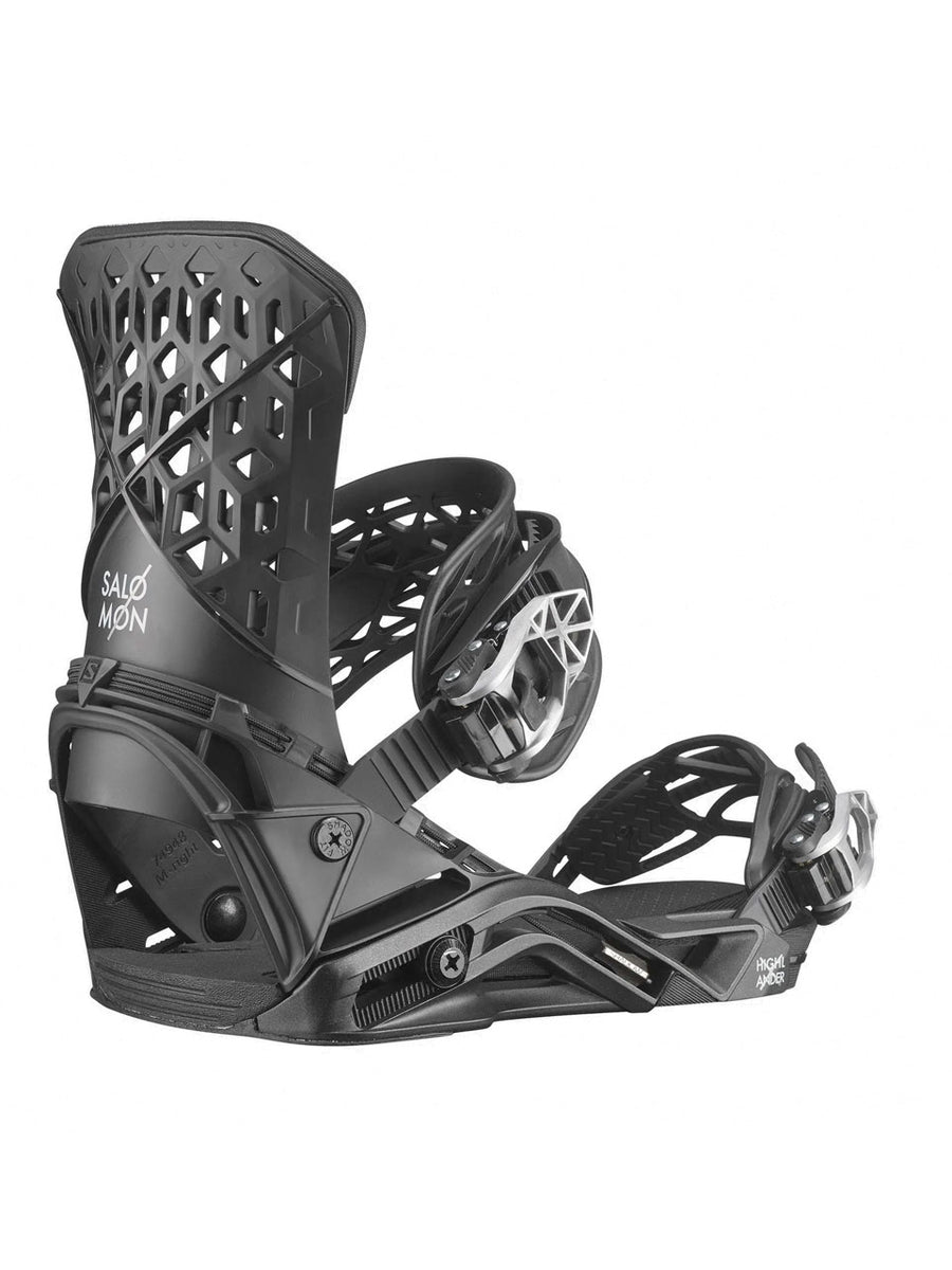 SALOMON HIGHLANDER SNOWBOARD BINDINGS BLACK 2023 BOARDWISE