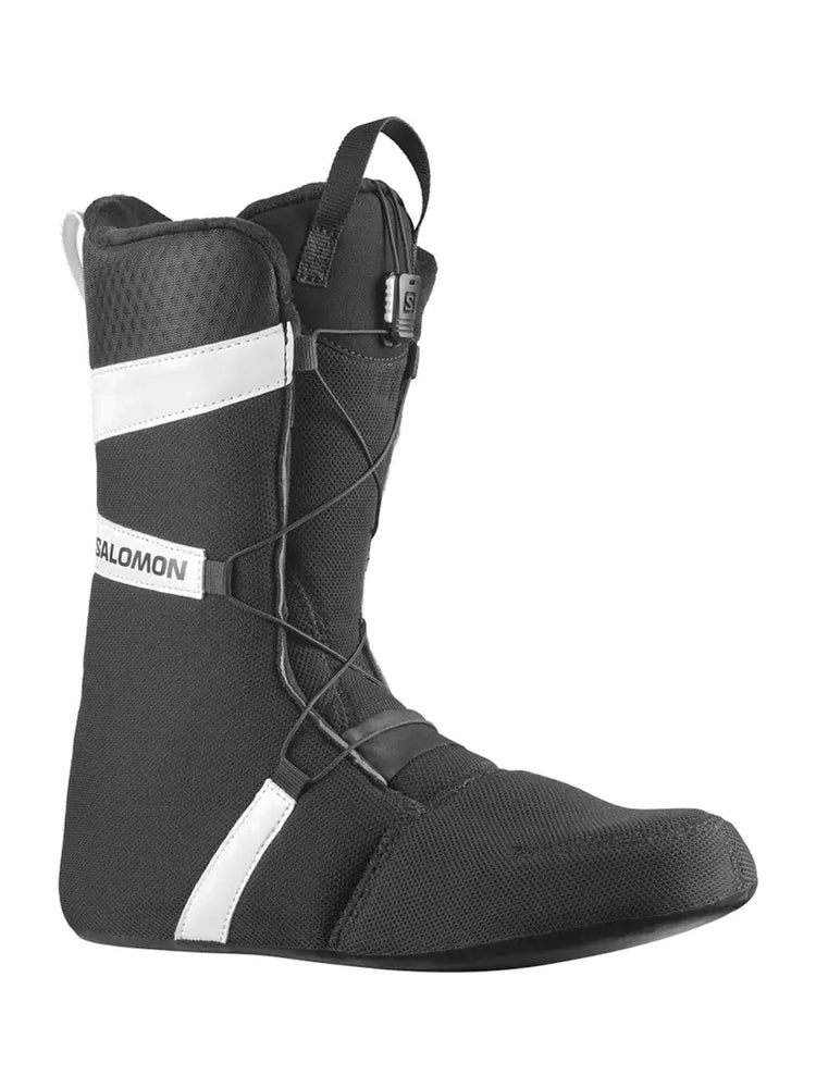 
                  
                    Load image into Gallery viewer, SALOMON LAUNCH LACE SJ BOA SNOWBOARD BOOTS - BLACK WHITE - 2023 SNOWBOARD BOOTS
                  
                