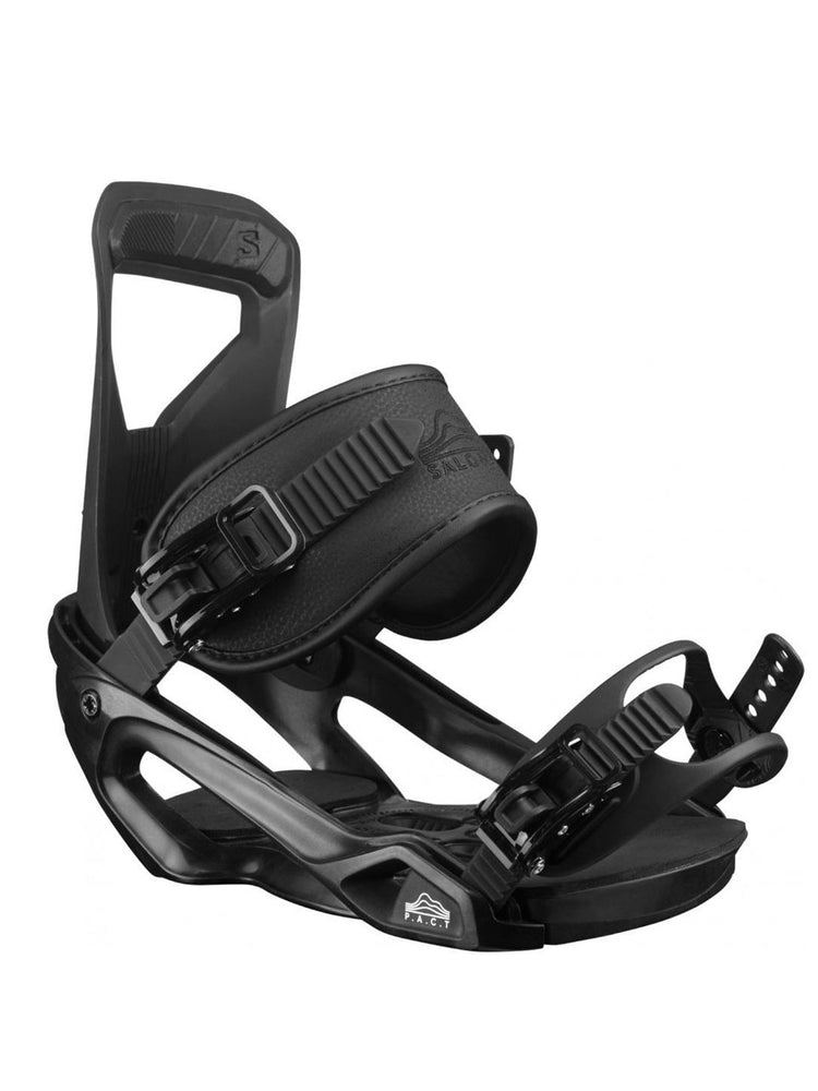 SALOMON PACT SNOWBOARD BINDINGS - BLACK - 2024 BLACK SNOWBOARD BINDINGS