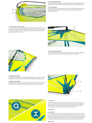 
                  
                    Load image into Gallery viewer, 2023 Simmer Black Tip Sail New windsurfing sails
                  
                