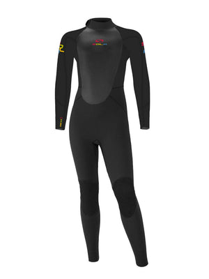 
                  
                    Load image into Gallery viewer, Sola Fire 5/4MM Kids Wetsuit - Black - 2022 XL Kids winter wetsuits
                  
                
