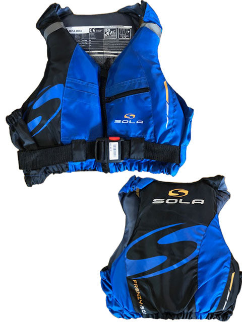 Sola Frenzy Adults Bouyancy Aid Blue Buoyancy Vests