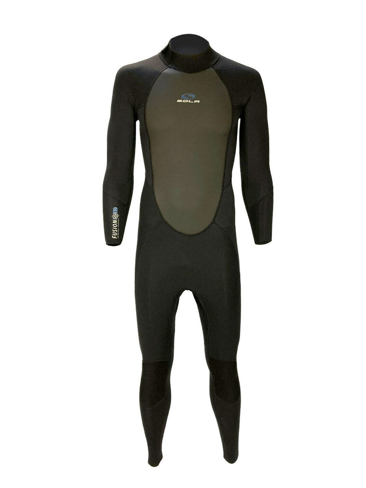 Sola Fusion 3/2MM Wetsuit - Black - 2022 XXL Mens summer wetsuits