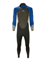 Sola Fusion 3/2MM Wetsuit - Black Blue Grey - 2022 Mens summer wetsuits