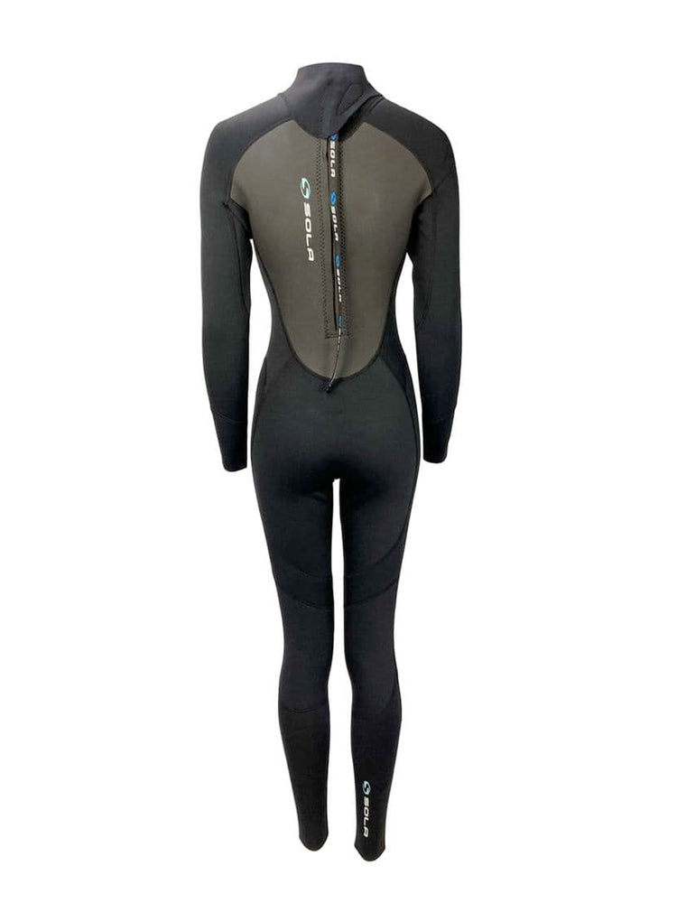 
                  
                    Load image into Gallery viewer, Sola Womens Ignite 3/2mm Wetsuit - Black - 2022 Womens summer wetsuits
                  
                